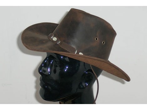 Comancheros -  Western leather hat